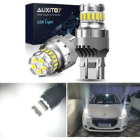 AUXITO 2Pcs T20 LED Canbus 7443 W21/5W LED Bulb 6500K White Parking Light DRL for Peugeot 208 DRL Lada Daytime Running Lamp 12V