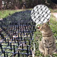 Gardening Cat Scat Mat Repellent Prickle Spikes Mat Anti Cat Dog Deterrent Keep Cat Away Dig Stop Plastic Prickle Strip Pet Net