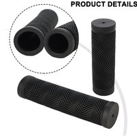 AliExpress NONE 2pcs Bicycle Handlebar Grips Anti-skid Bike Handle Bar Grips Rubber Covers Road Mountain Bike Bicycle Scooter Accessories Parts