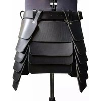 Medieval Viking Knight Gladiator Leg Guard Armor PU Leather Tassets Belt Faulds War Battle Skirt Warrior Samurai Cosplay Costume