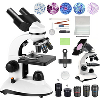 Binocular high definition high power microscope textbook for students Biochemistry Lab Light microscope for children junior high