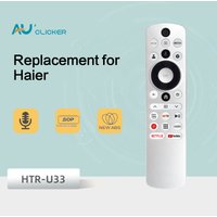Replacement Remote Control for Haier HTR-U33 Voice TV Fit For Haier 65C10 65S9QT 55S9QT 75S