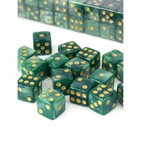 100pcs 12mm D6 Dice Set Odorless Resin Laser Engraved Assorted Colors for RPG And Tabletop Games