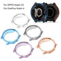 For OPPO Watch X3 Case Cover Anti-scratch Soft TPU Protective Shell Bumper For OnePlus Watch 4 Protector Frame Smart Accessories