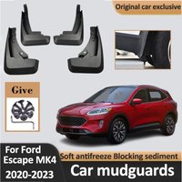 4PCS Car Mudflaps For Ford Escape MK4 Kuga MK3 2020 2021 2022 2023 Fender Mudguard Front Rear Splash Guards Cars Accessories