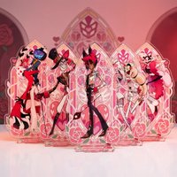 The Inn of Hell Plate Desk Decor Valentine's Day Standee Vox Collection Ornament Alastor Accesorios Velvet Acrylic Doll Keychain