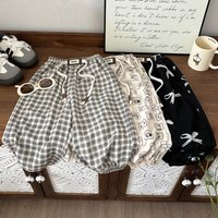 Children's Leisure Pants Summer New Boys Girls Mosquito Proof Pants Baby Thin Loose Costume Wear Outside