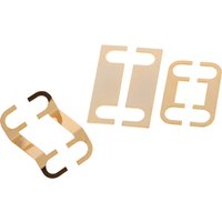 New 1Pair Speaker Pure Copper Connection Piece Four Column Double Line Sound DIY Audio Junction Box Straight Piece Thick Copper