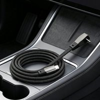 1m Cable for Tesla Model 3 Highland Model Y Juniper Charging Cable 60w Fast Charging Elbow Charger Phone Data Charging Pd Charge