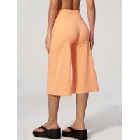 AliExpress Yoga Clothes Mid Pants Women Wide Legs High Waist Fitness Pants Cycling Outdoor Leisure Sports Pants Quick Drying Wide-leg Pants