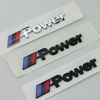 3D Car Body Side ABS Badge Emblem Body Rear Trunk Decor Stickers For BMW M Power Performance M3 M5 X1 X3 X5 Car Accessories