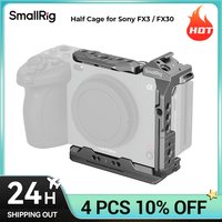 SmallRig HawkLock Quick Release Half Cage for Sony FX3 / FX30 , Arca-Swiss Bottom Plate for DJI RS 3/RS 3 Pro/RS 4/RS 4 Pro 4772