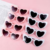 Bachelorette Party Heart Shaped Sunglasses Wedding Bridal Shower Decoration Bride To Be Hen Party Bridesmaid Gift Glasses Decor