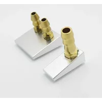 Water Cooling Inlet Pickup Bottom Dual Water Nipple Nozzle For RC Boat MONO Speedboat Hydroplane CAT Marine Toys Accessories