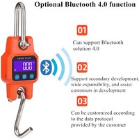 Bluetooth Hanging Hook Scale 300kg/50g Industrial Heavy Duty Crane Scale Electronic Weight Balance Scales Luggage Fishing Scale