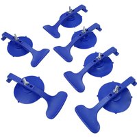 Suction Cup Clamps Set 6 Piece Glass Clamp for Convertible Glass Windshield Dropship