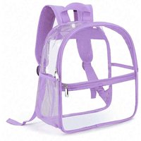 Small Clear Backpack Transparent PVC Backpack Summer Waterproof Beach Cell Phone bag for Travel School Storage Backbags
