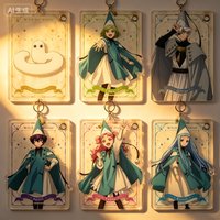 Wholesale 2026 New Witch Hat Atelier Acrylic Keychain, Coco Qifrey Agott Chibi Magical Fantasy Art Ver. Backpack Pendant,6cm