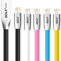 Zinc Alloy 3A Fast Charging USB Cable For iPhone X XR XS Max 11 12 13 Mini 14 Pro Max 6 6S 7 8 Plus Quick Charge Phone Cables 1m