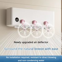 Air Conditioner Rechargeable Handheld Fan Cute Design Portable and Multi-Scenarios and Suitable Hanging Machine Wind Shield