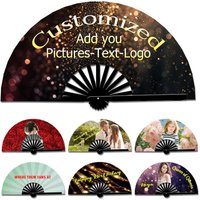 custom folding hand fanPersonalized Fans Custom Fan Handheld Customized with Picture Text, Abanicos De Mano Personalizados, Gift