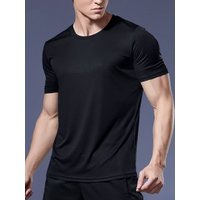 Mens Jogging T-Shirts Quick Dry Compression Sport T-Shirt Fitness Gym Running Shirts Soccer Shirts Men's Jersey Sportswear