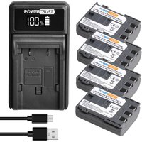 PowerTrust NB-2L NB-2LH Battery+LED Charger for Canon EOS 350D 400D Rebel XT XTi G7 G9 S80 S70 S60 S50 S45 S40 S30 DC410 DC420