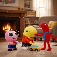 Smiling Friends Plush Soft Doll Toys Anime Peripherals Collection Kid New Year Gifts Birthday 2026 New Room Decoration Toy