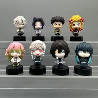 In Stock Ghost Slayer Chubby Eye Series Blind Box Kawaii Anime Action Figure Model Collectible Toys Decoration Surprise Gifts