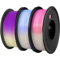 UV Sunlight Color Change Filament PLA 1.75mm 3D Printer PLA Filament 250g 1kg Plastic Material PLA UV Reaction Blue Purple Pink