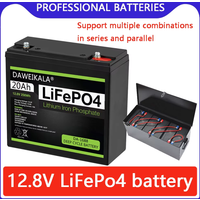 12V 20Ah LiFePO4 Akku, Wiederaufladbare Lithium-Eisenphosphat-Batterie mit BMS, für Kinderroller, Boote & Schiffsmotoren | Steuerfrei