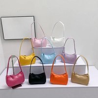 Pretty New 1 Pcs Shoulder Bag Trendy Underarm Handbag Versatile Niche Solid Color Mobile Phone Bag Girls' Shoulder Bag Handbag
