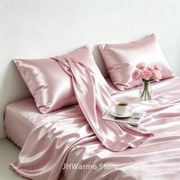 Pillowcase Silk Silky Satin Hair Beauty Soft Anti Frizz Comfortable Pillow Cover Home Decor Bedroom Solid Color Satin Pillowcase