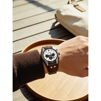 Fossil CH2890 Coachman Chronograph Men's Watch Military Brown Leather Strap Sport Waterproof Quartz Wristwatch Relogio Masculino