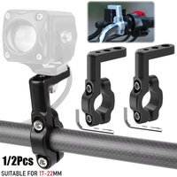 1/2Pcs Motorcycle Expansion Bracket 17-22mm Handlebar Mounting Aluminium Holder M10 M8 M6 Clamp For Headlight Spotlight Foglight