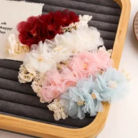 1pcs baby headband Chiffon flower Baby elastic Lace hair band infant headbands for girl headwear children girls hair accessorie