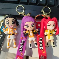 Cute Cartoon K-pop Keychain Pendant, Anime Bag Charm Ornament, Creative Daily Accessory & Birthday Gift