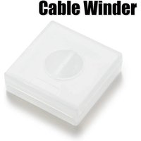 Transparent Cable Organizer Cord Management USB Cable Winder Retractable Phone Holder Charger Wire Storage Protector Desk Use