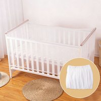 Mosquito Crib Mosquito Net Washable Foldable Baby Cot Cover Breathable Full-face Stroller Safety Tent for Holidays Travel Summer