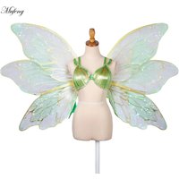 Princess Fairy Wing Cartoon Butterfly Elf Angel Wing Costume Party Dresses Decorations Props For Kid Adult Performance Halloween