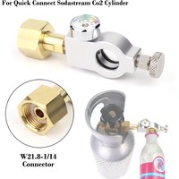 Adapter do napełniania butli CO2, stacja do napełniania, szybkozłącze pasujące do SodaStream Terra DUO Art Cylinder