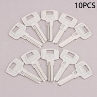 10Pcs FAV1D Baili Double Slot Key Blank Uncut Key Material Replacement Blanks