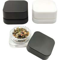 20pcs Glass Jars With Security Lock Cosmetic Makeup Jar Storage Case Cream Container Bottle For Face Lip Balm Smoking Accessorie
