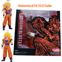In Stock Demoniacal Fit SSJ3 Goku Figure Dragon Ball Z SHF Super Saiyan Goku Figurine Dragon Blaster Action Figures Model Toys