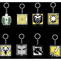 Rainbow 6 Six Seige Enamel Keychain Game Peripheral SLEDGE BANDIT VIGIL JAGER FROST Sledge BUCK Operator Logo Toy Gifts for Fans