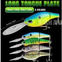 Large Bionic Two-Section Minnow 68G/19Cm Giant Sea Fishing Lure Plastic Bait