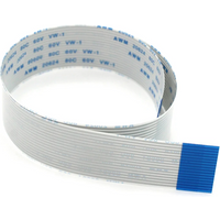 2pcs Fpc Ffc Cable Ribbon Flexible Flat 4/5/6/8/10/12/14/16/18/20/30/40 Pitch 0.5mm 1.0mm 500mm/600mm/800mm/1000mm/2000mm/3000mm