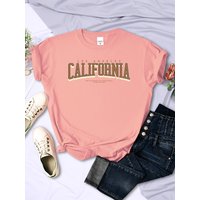 Los Angeles californie le tournoi du Winnerof T-Shirt femmes été respirant t-shirts vêtements de rue Simple doux à manches courtes