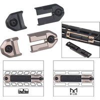 Tactical Scout Light Pressure Pad Switch Mlok Rail Mount Fit Flashlight Surefire For M600 M300 Picatinny Rail