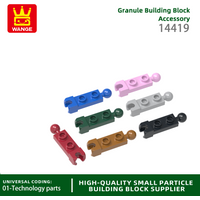 Wange163Pcs/lot 14419 1x2 SideB with Tow Ball Socket Board Building Blocks Moc Color Accessories Compatible with Brick DIY Parts